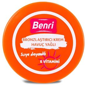 Benri Havuç Yağlı 100 ml Bronzlaştırıcı Krem
