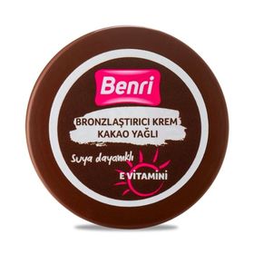 Benri Kakao Yağlı 100 ml Bronzlaştırıcı Krem