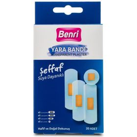 Benri Şeffaf 20'li Yara Bandı