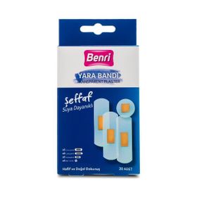 Benri Şeffaf 20'li Yara Bandı