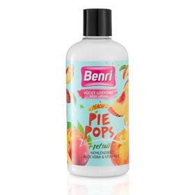 Benri Şeftali Pie Pops 500 ml Vücut Losyonu