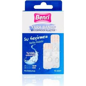 Benri Su Geçirmez 10'lu Yara Bandı