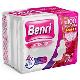 Benri Uzun 7'li Hijyenik Ped