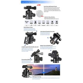 Benro B-1 Seri 1 Triple Action Ball Head