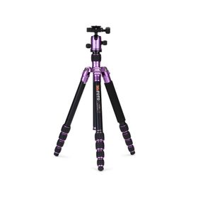 Benro MEFOTO A-1350Q1P Road Trip Aluminum Travel Purple Tripod Kit