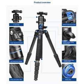 Benro Mefoto C-373FBS8 CF Hidrolik Profesyonel Video Tripod