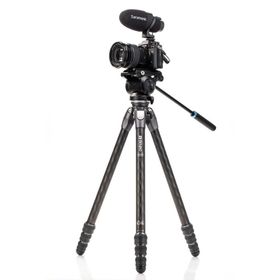 Benro TTOR24CLVS4PRO Tortoise Kaplumbağa Karbon Video Tripod Kit