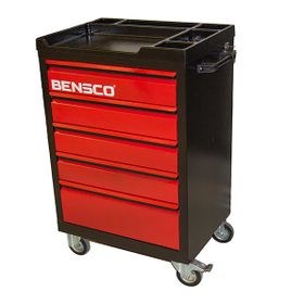 Bensco BSTA09 Teleskobik 5 Çekmeceli Profesyonel Takım Arabası
