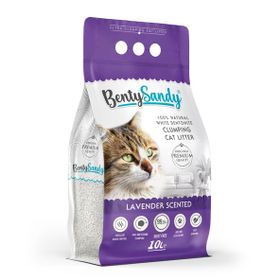 BentySandy 10 L Lavanta Kokulu Kalın Taneli Kedi Kumu