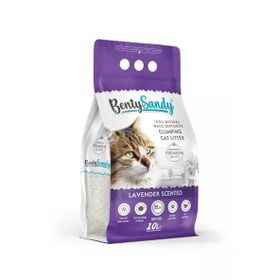 BentySandy 10 lt Lavanta Kokulu Kalın Kedi Kumu