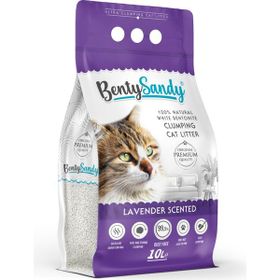 BentySandy 10 lt Lavanta Kokulu Kalın Kedi Kumu