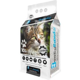 BentySandy 2x10 lt Aktif Karbonlu İnce Taneli Bentonit Kedi Kumu