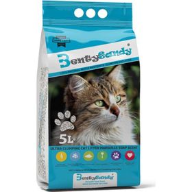 BentySandy 2x10 lt İnce Taneli Bentonit Marsilya Sabunlu Kedi Kumu