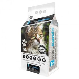 BentySandy 5 lt Tozsuz İnce Topaklaşan Aktif Karbonlu Kedi Kumu