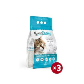BentySandy 5x3 lt Marsilya Sabunlu Kedi Kumu
