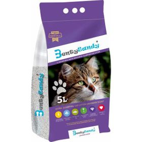 BentySandy İnce Taneli Lavanta Kokulu 5 lt Kedi Kumu