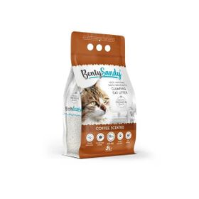 BentySandy Kahve Kokulu Topaklanan 5 lt Kedi Kumu