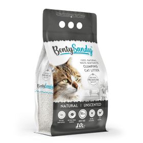 BentySandy Kokusuz İnce Taneli Bentonit 10 lt Kedi Kumu