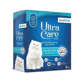 BentySandy Ultra Care Series 8 lt Hassas Kedi İçin Gümüş İyonlu Kedi Kumu