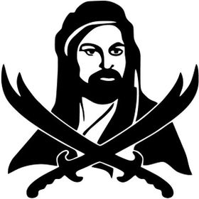 Benvesen Zülfikar Hz Ali Siyah Beyaz 50x15 cm Oto Motor Laptop Duvar Folyo Sticker