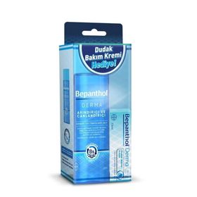 Bepanthol 200 ml Derma Arındırıcı ve Canlandırıcı Yüz Temizleme Jeli+7.5 ml Hediyeli Dudak Bakım Kremi