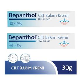 Bepanthol 2x30 gr El Ve Yüz İçin Nemlendirici Cilt Bakım Kremi