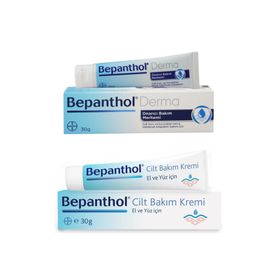 Bepanthol 30 gr Cilt Bakım Kremi + 30 gr Derma Onarıcı Bakım Kremi