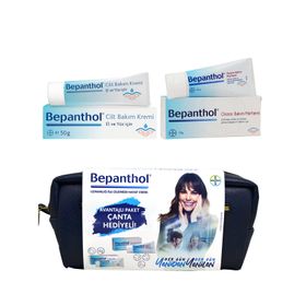 Bepanthol Çanta Hediyeli 50 gr Cilt Bakım Kremi+50 gr Onarıcı Bakım Merhemi