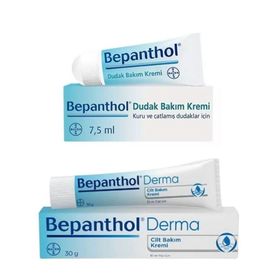 Bepanthol Cilt Bakım Kremi 30 gr Ve Dudak Bakım 7,5 gr Kremi