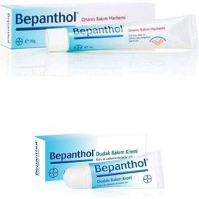 Bepanthol Derma 30 gr Onarıcı Bakım Merhemi + 7.5 ml Dudak Bakım Kremi