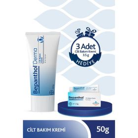 Bepanthol Derma 50 gr Cilt Bakım Kremi + 3x3.5 gr Cilt Bakım Kremi