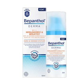 Bepanthol Derma 50 ml SPF 25 Nemlendirici ve Besleyici Yüz Kremi