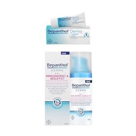 Bepanthol Derma 50 ml Yüz Bakım Kremi + 5x3.5 gr Cilt Bakım Kremi