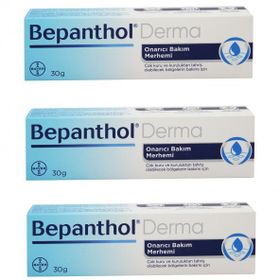Bepanthol Derma Onarıcı 30 gr 3 Adet Bakım Kremi