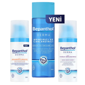 Bepanthol Derma SPF25 50 ml Nemlendirici Yüz Kremi + Bepanthol Derma 200 ml Arındırıcı Yüz Temizleme Jeli