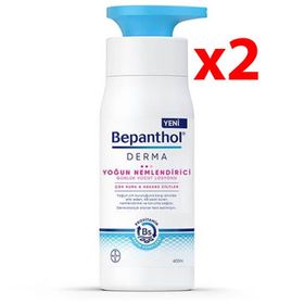 Bepanthol Derma Yoğun Nemlendirici 2x400 ml Vücut Losyonu