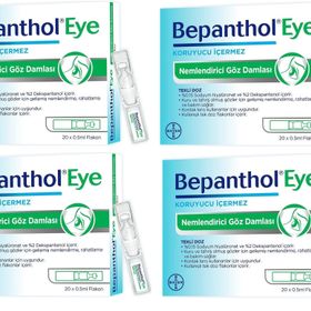Bepanthol Eye Göz Damlası 0,5 Ml X 20 Flakon 4 Adet