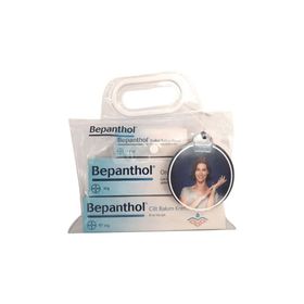 Bepanthol Onarıcı 30 g Bakım Merhemi + Bepanthol 30 g Cilt Kremi + Bepanthol 7,5 g Dudak Kremi