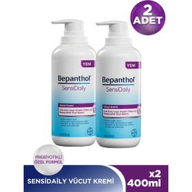 Bepanthol Sensidaily Pompalı 2 x 400 ml Vücut Kremi