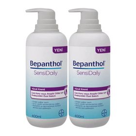 Bepanthol Sensidaily Pompalı 2 x 400 ml Vücut Kremi