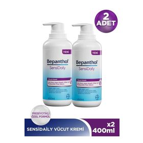 Bepanthol Sensidaily Pompalı 2 x 400 ml Vücut Kremi