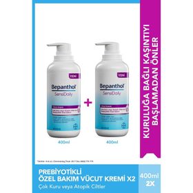 Bepanthol Sensidaily Pompalı 2 x 400 ml Vücut Kremi