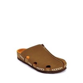 Bequemere 409Q Mantar Tabanlı Hakiki Deri Ortopedik Unisex Terlik