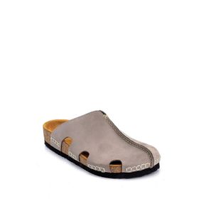 Bequemere 409Q Mantar Tabanlı Hakiki Deri Ortopedik Unisex Terlik