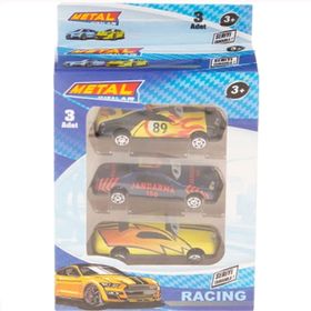 Beren BRN-2421 Kutulu 3`lü Metal Araba
