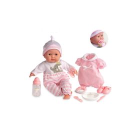 Berenguer 38 cm Pembe Oyuncak Bebek ve Aksesuar Seti