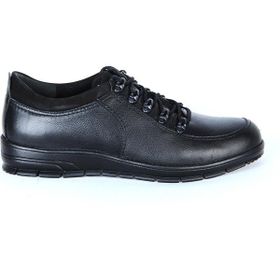 Berenni M177 Siyah Deri Erkek Casual Ayakkabı