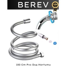 Berev Yüksek Kalite Pvc Kopmaz 150 cm Banyo Duş Hortumu