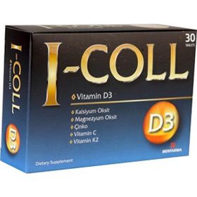 Berfarma I-Coll Vitamin D3 30 Tablet