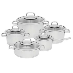BergHoff 1110005 Essentials Hotel 10'lu Paslanmaz Çelik Tencere Seti